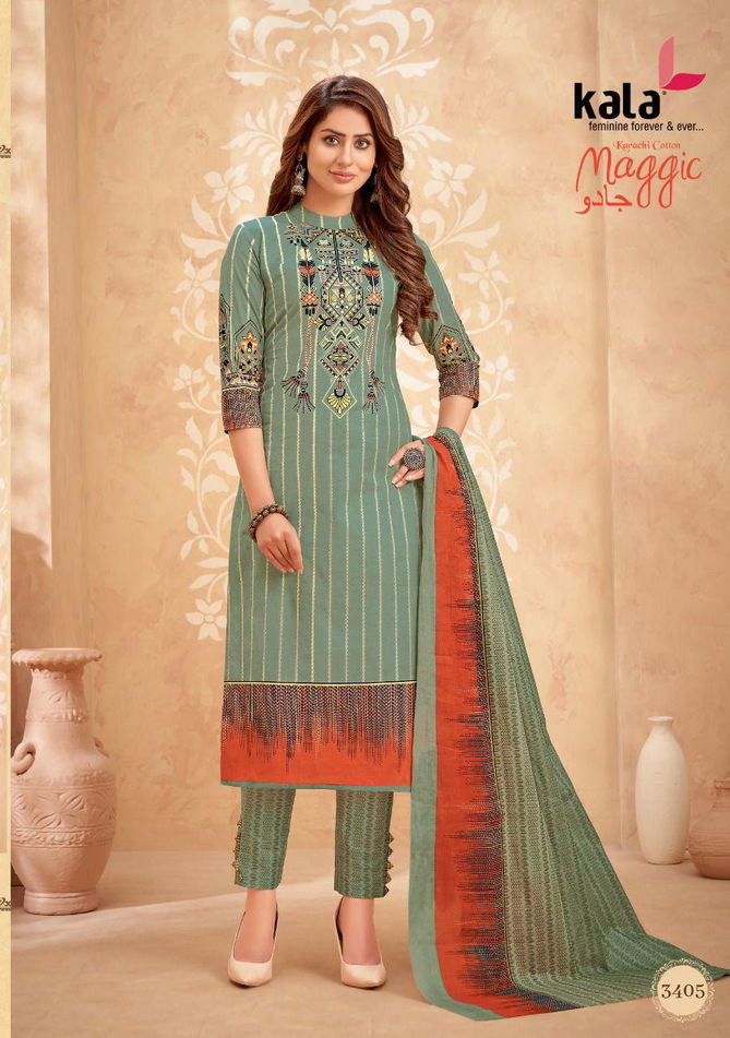 Kala Maggic 15 Karachi Cotton Regular Wear Printed Dress Material Collection